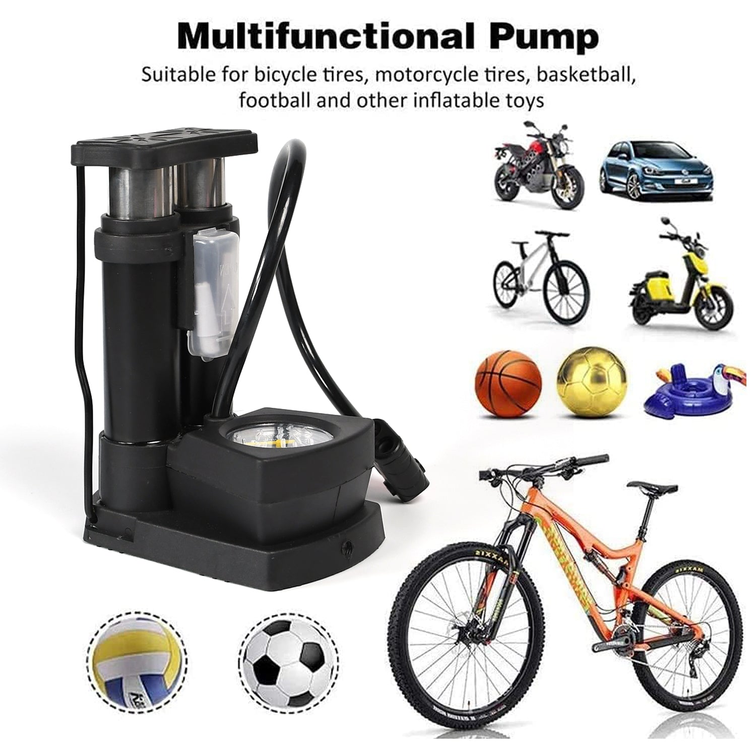 High Pressure Portable Foot Pump
