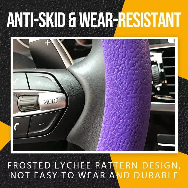 Gripoxio™ Non-slip silicone steering wheel protector