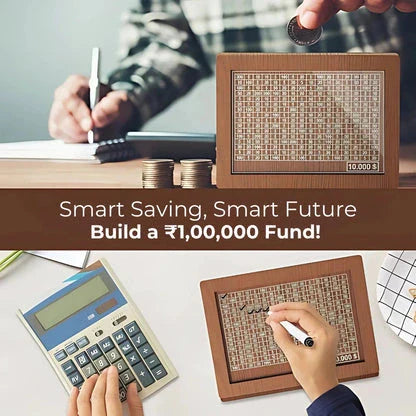 Vaultizio™ Premium Wooden Money Bank