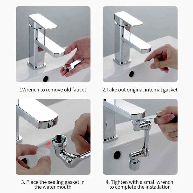 1080° Rotatable Splash Filter Faucet Shopaholic