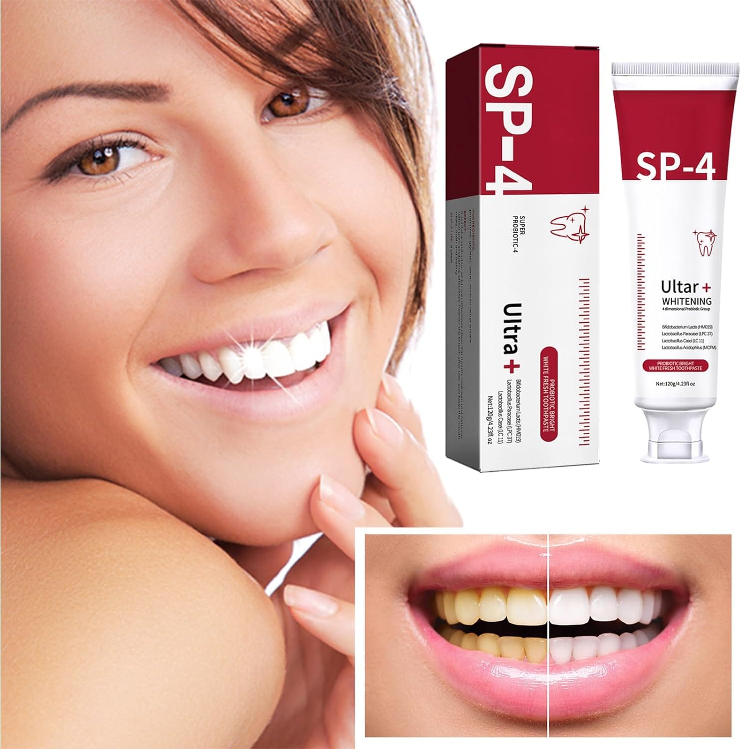 1166-8 / AI SP4 Probiotic Whitening Toothpaste Zaavio®