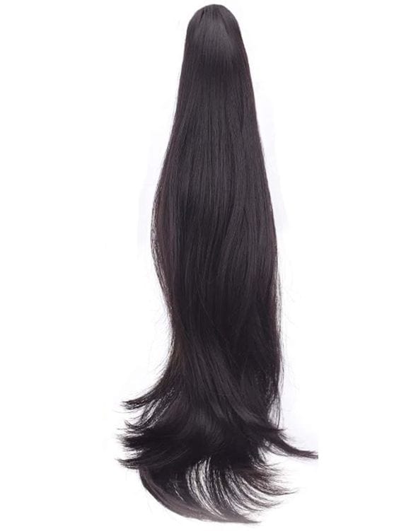 18 Inch Long Ponytail Hair Extension (Free Hair Bun) | Pony Tail Hair Extensions Bun Hairstyle Extension Hair 18 Inch Long Ponytail Hair Extension (Free Hair Bun) Zaavio®