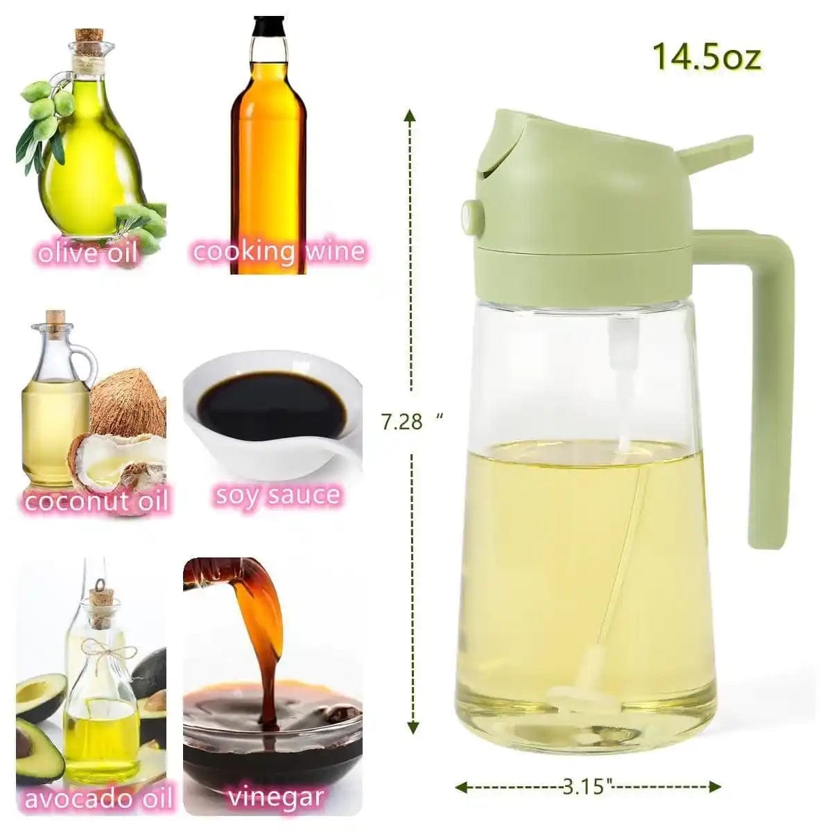 2 in 1 Sprayer Oil Dispenser Zaavio®