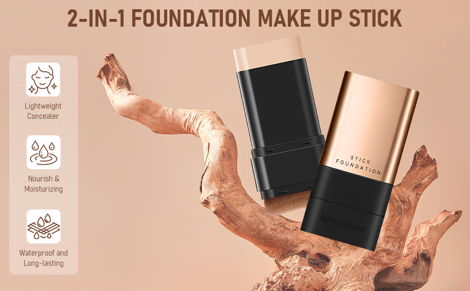 Glowstixi™ 2 in 1 Foundation Stick for Korean Glass Skin