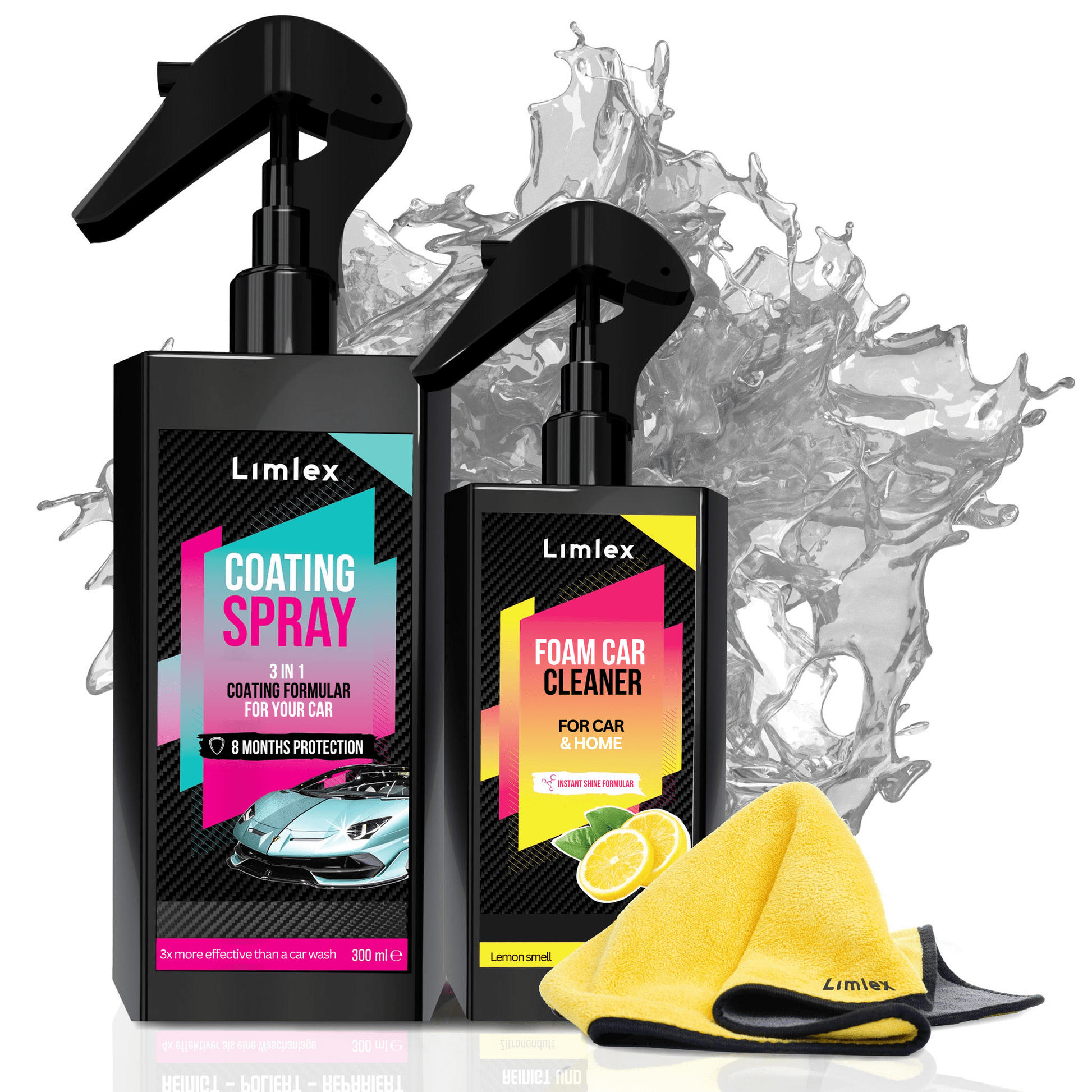 3 in 1 Coating Spray (Pack of 2) | Ceramic Coating Car Paint Coating Spray Wash High Protection Accessories 3 in 1 Coating Spray (Pack of 2) Zaavio®