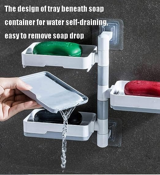 3 Layer Soap Dish Holder For Bathroom Shower And Kitchen Gadgets khazana