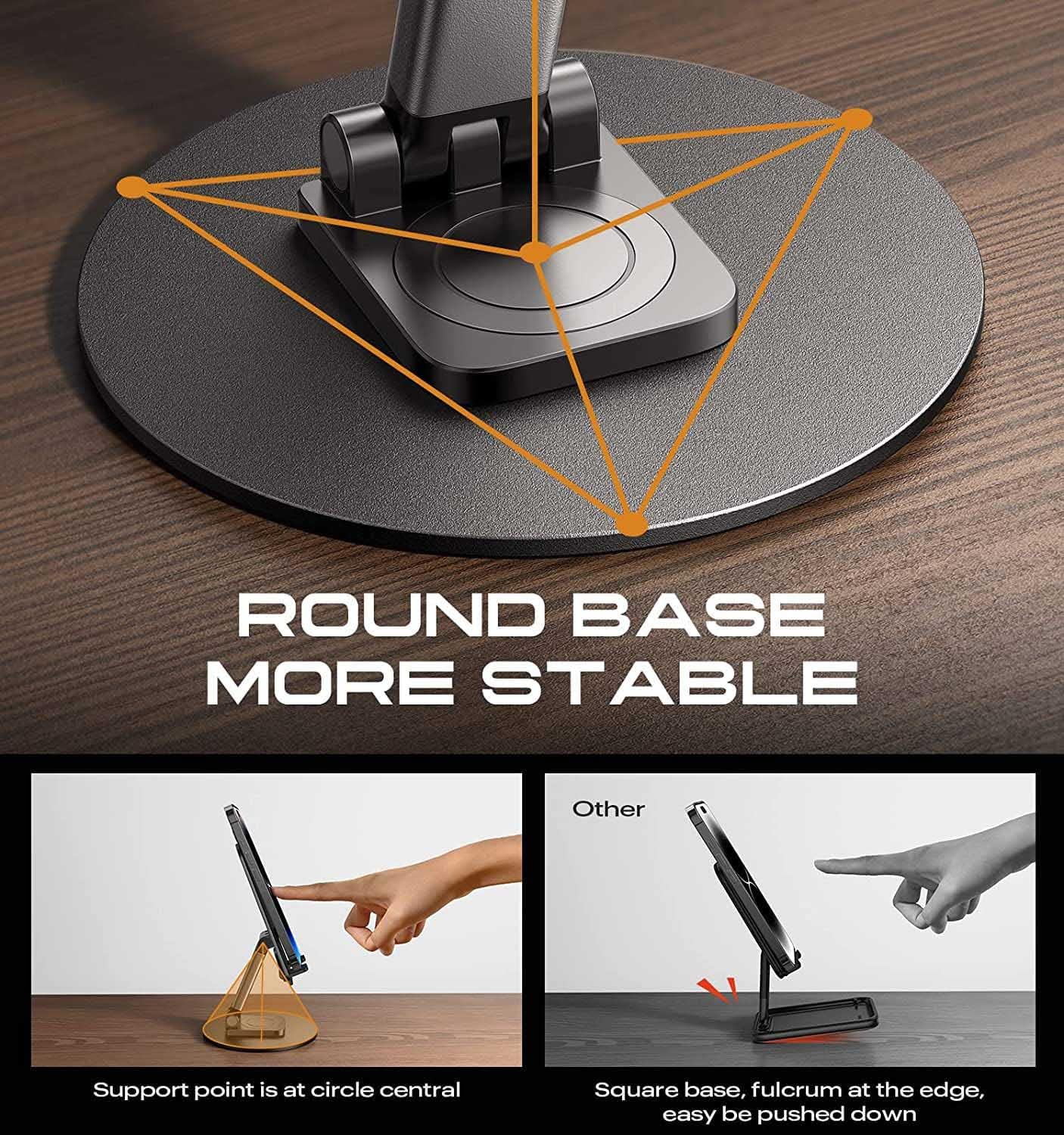 360° Rotating Aluminum Mobile Stand and Tablet (Copy) Zaavio®