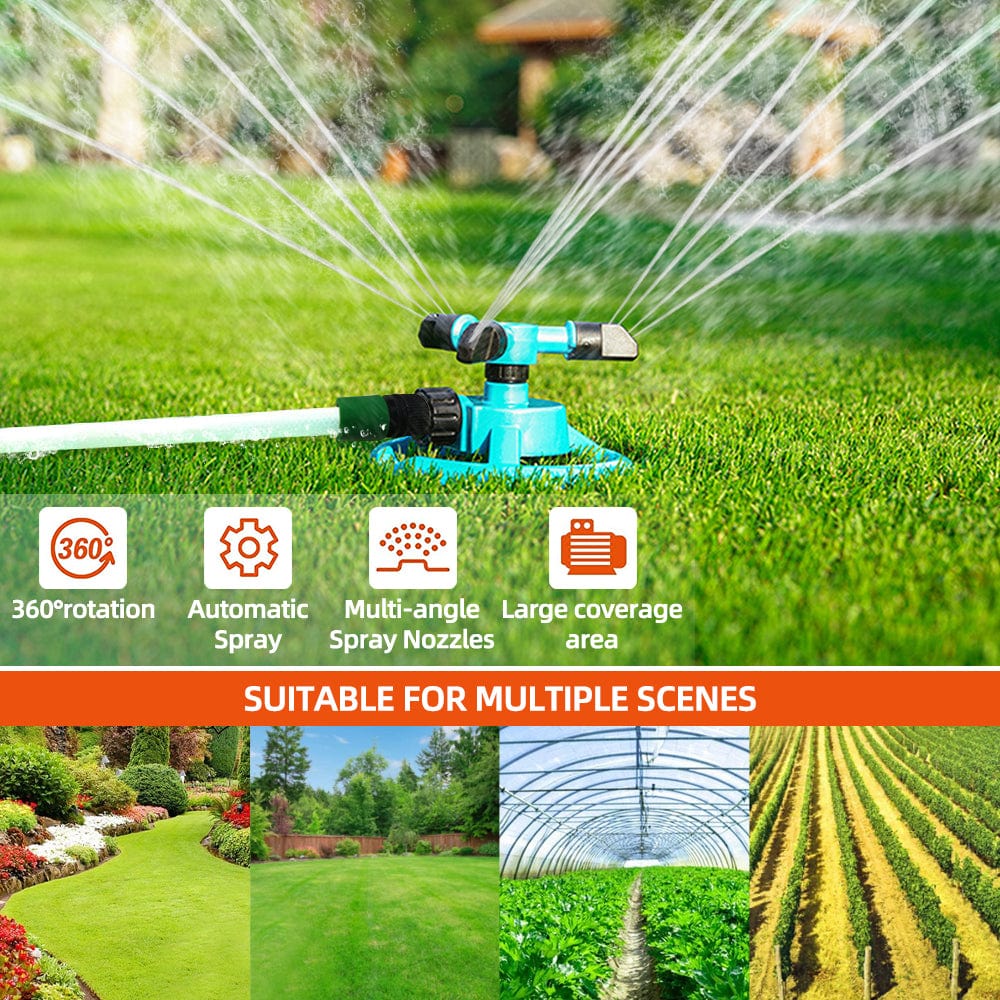 360° Rotating Water Sprinkler for Garden (Buy 1 Get 1 Free) MakerBazar.in