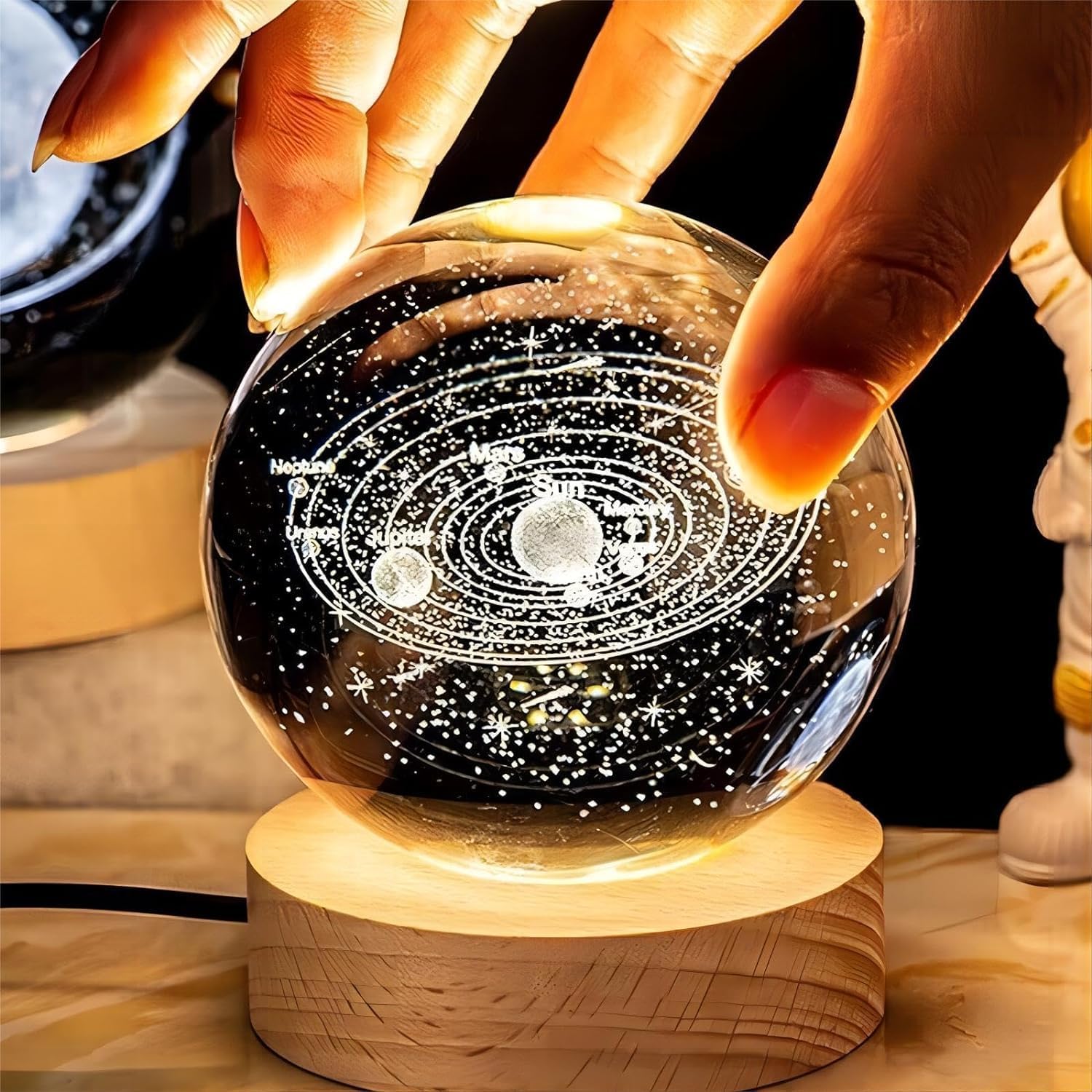 3D Crystal Lamp Ball Lamp 3D Crystal Lamp Ball Zaavio®