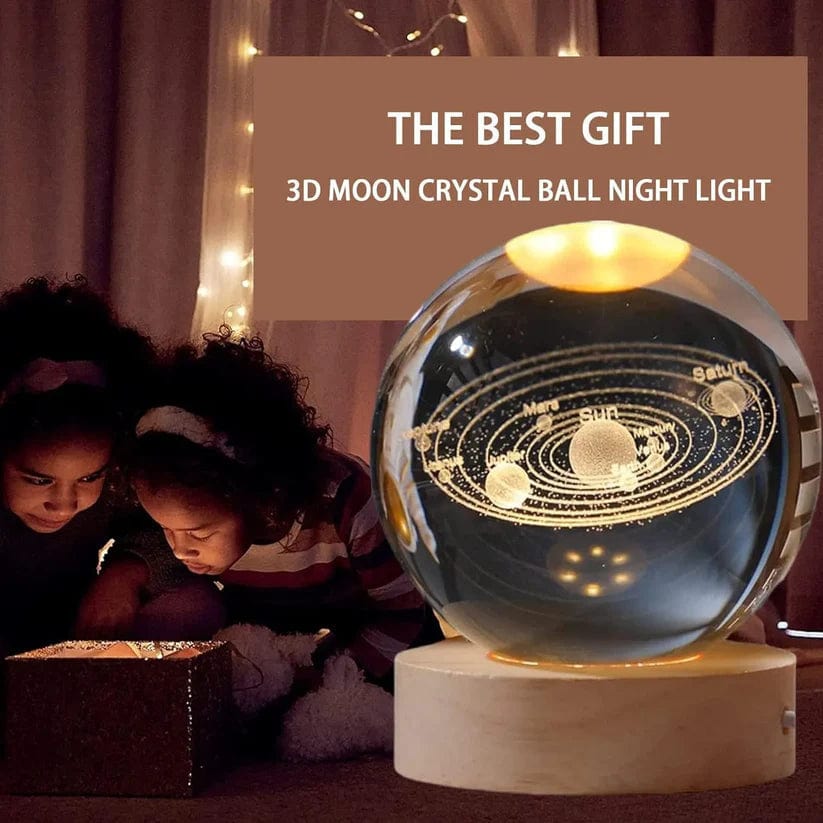 3D Crystal Lamp Ball Lamp 3D Crystal Lamp Ball Zaavio®