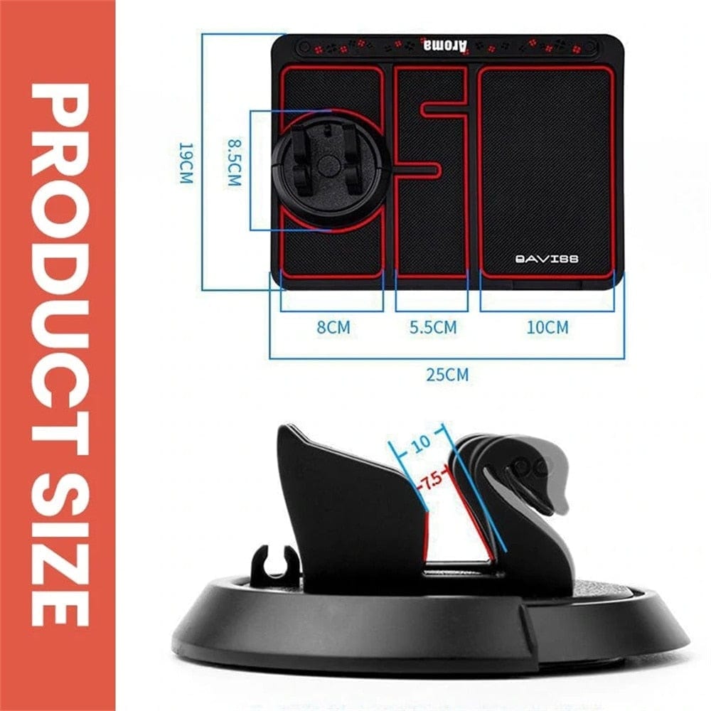 4 in 1 car dashboard matt | with inbuilt perfume. Zaavio®️
