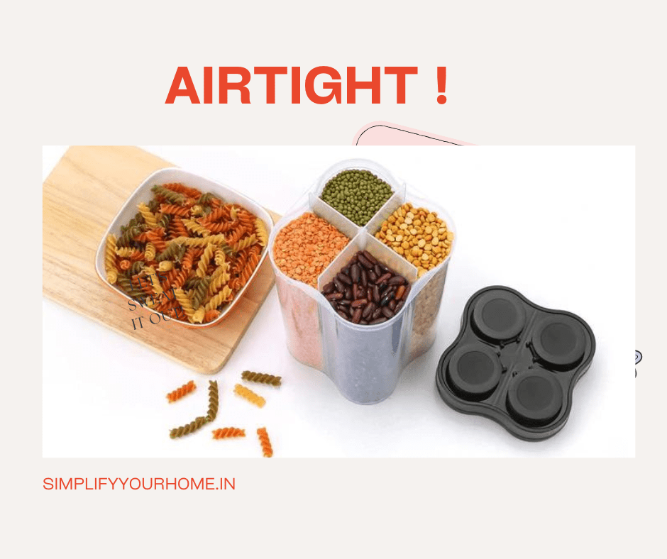 4 Sections Food Storage Container (Buy 1 Get 1 free) 4 Sections Food Storage Container (Buy 1 Get 1 free) Zaavio®
