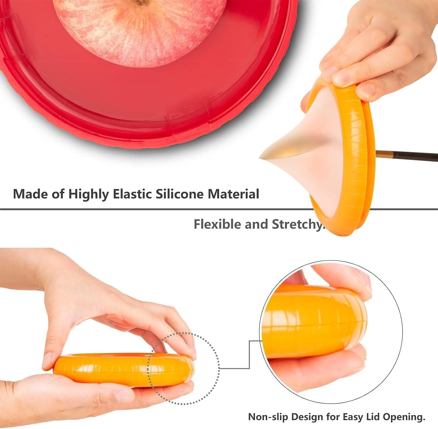Food Storage Silicone Containers (Pack of 2)