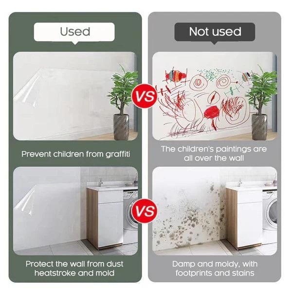 InvisiShieldxi™ Self- Adhesive Transparent Wall Protection Film (Pack of 2)