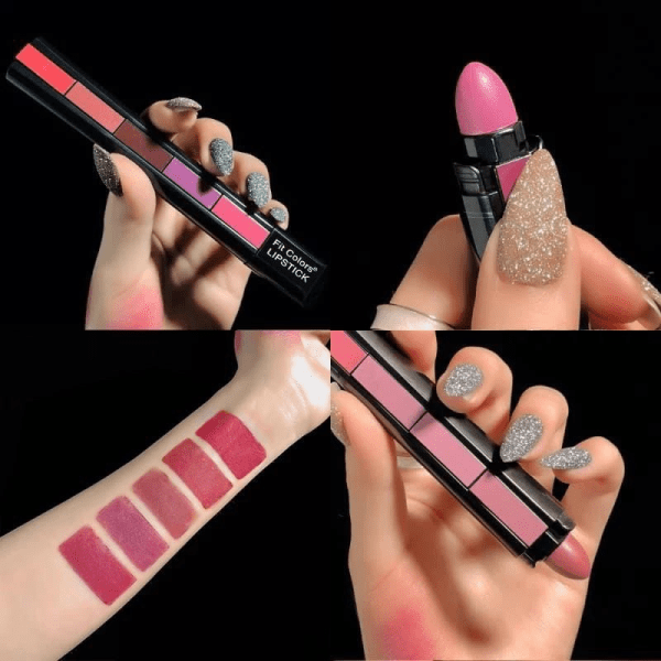 5 in 1 Shades Premium Lipstick Zaavio®