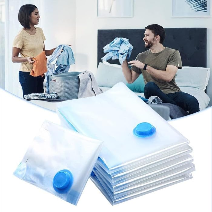 Reusable Vacuum Storage Bags (Pack of 10)