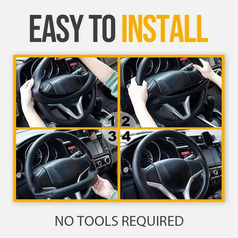 Gripoxio™ Non-slip silicone steering wheel protector