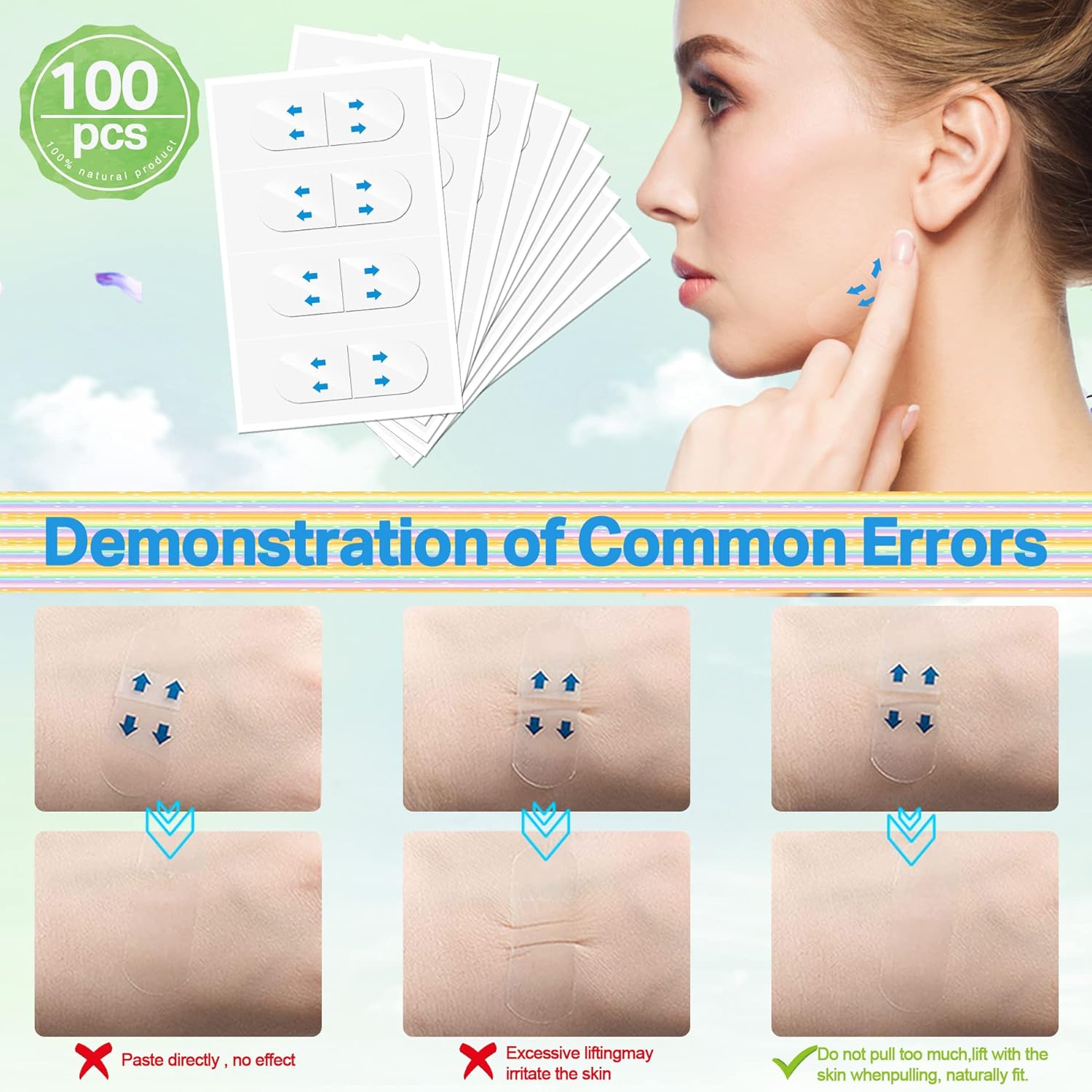 🔥 59% OFF🔥 Invisible Face Lift Tape Zaavio®