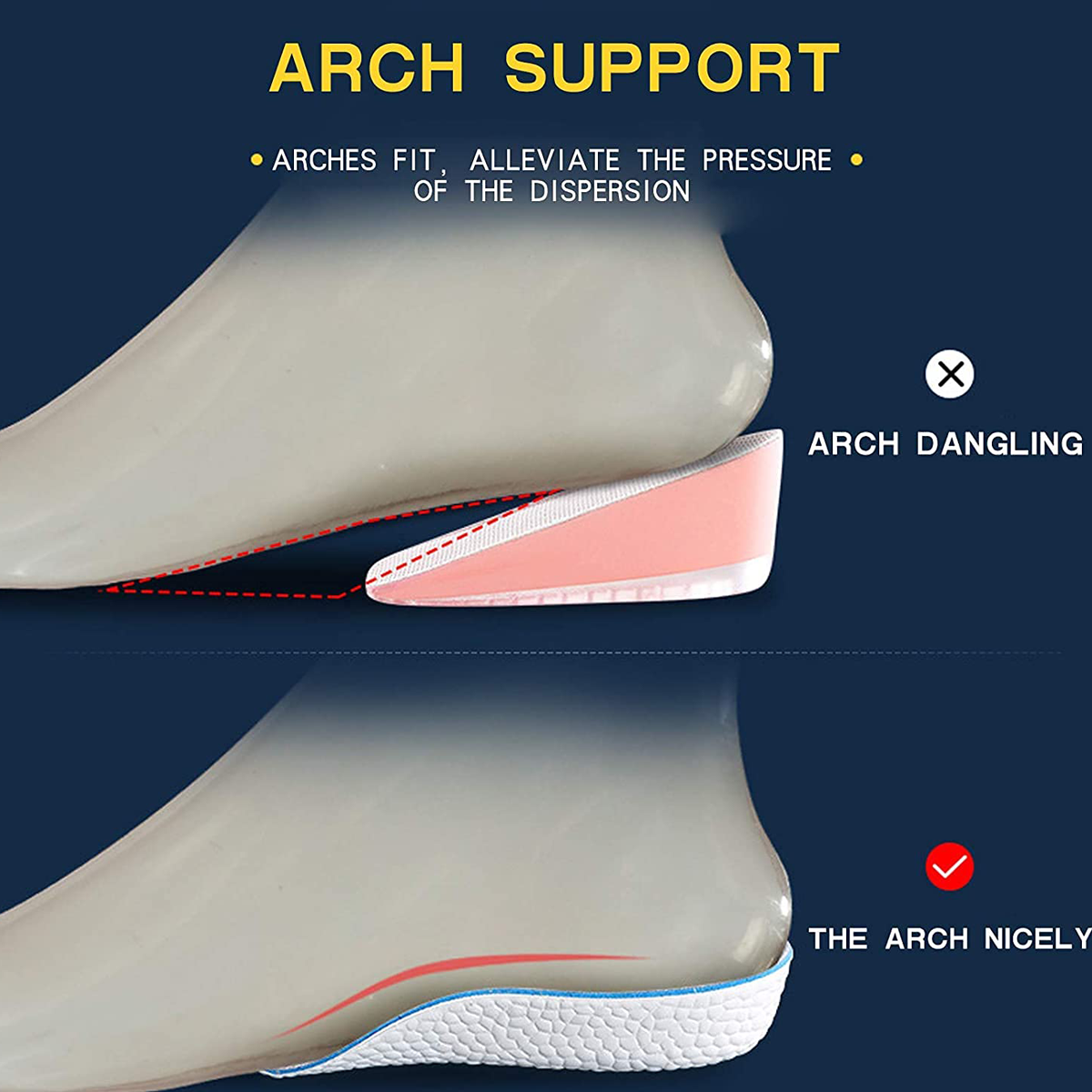 ComfortStepzy™ Height-Lifting Insoles