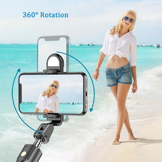 6 IN 1 WIRELESS BLUETOOTH SELFIE STICK glowcollection