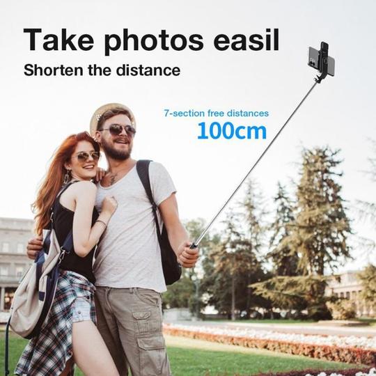 6 IN 1 WIRELESS BLUETOOTH SELFIE STICK glowcollection