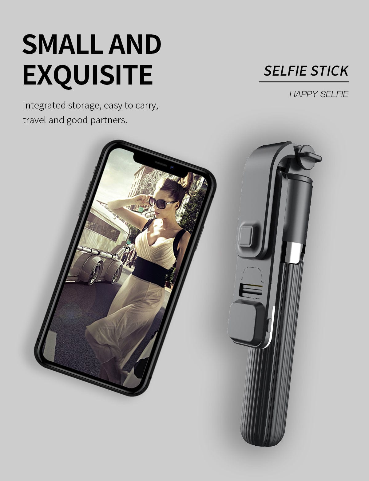 6 IN 1 WIRELESS BLUETOOTH SELFIE STICK Zaavio™️