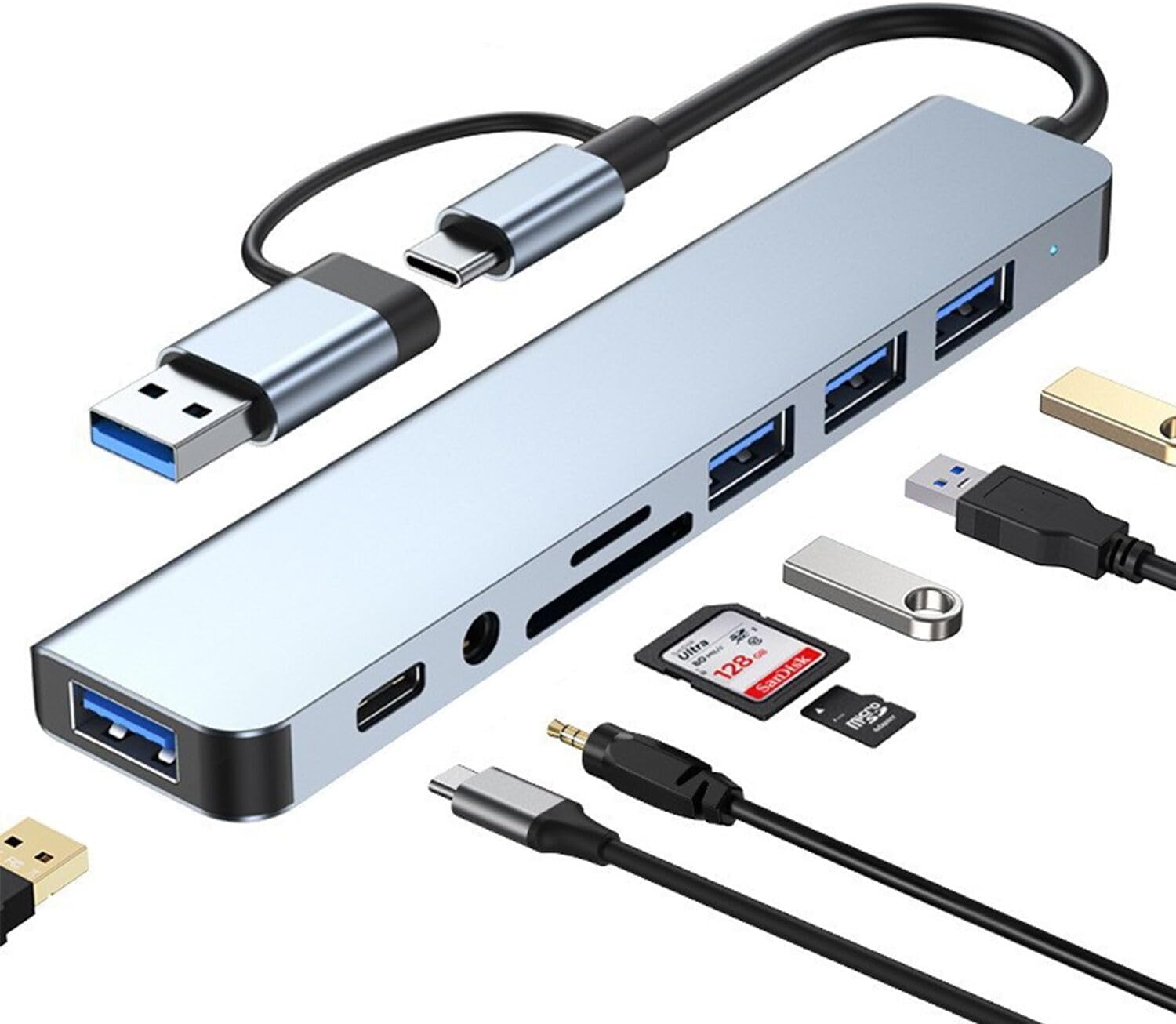 8-in-1 USB Hub