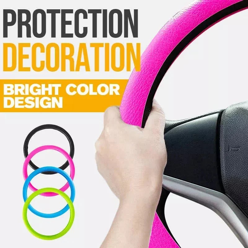 Gripoxio™ Non-slip silicone steering wheel protector