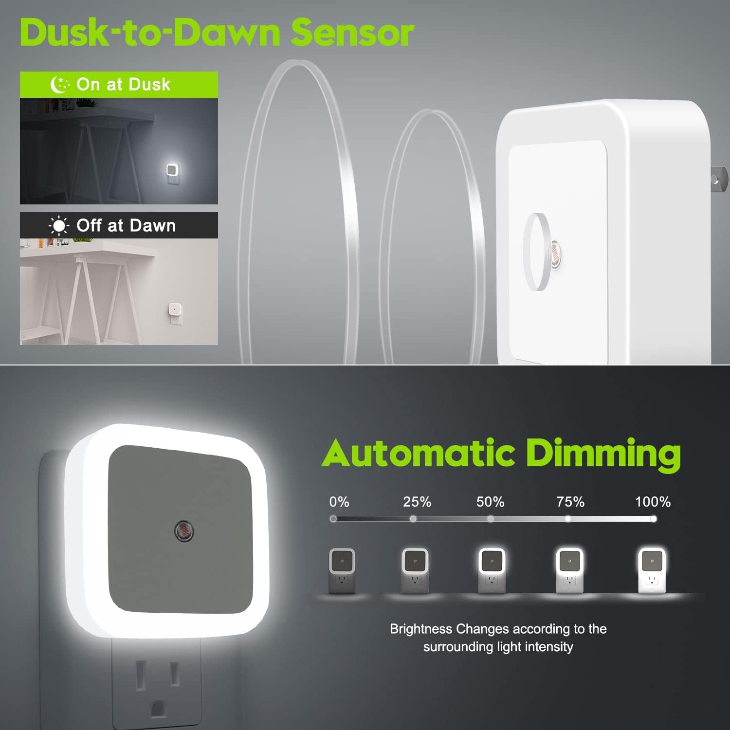 Smart Sensor LED Lamp (Pack of 2)