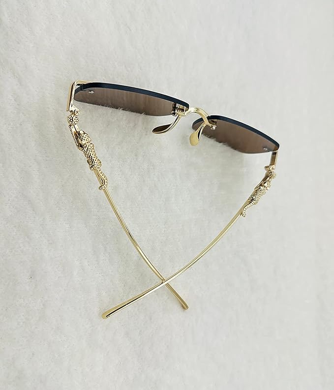 Unisex Rimless Sunglasses