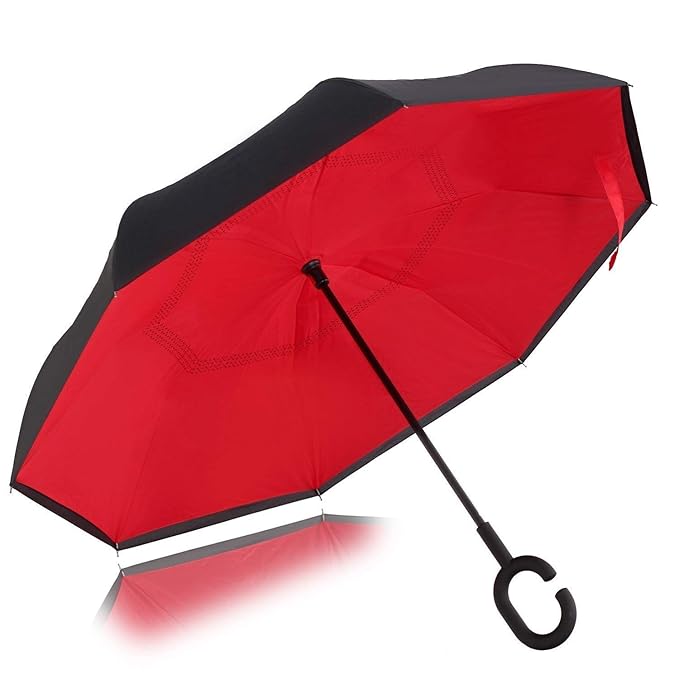 Inverted Reversible Umbrella (Multicolor)