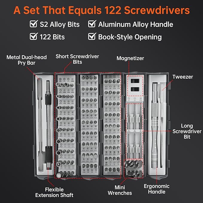 128 in 1 Mini Screwdriver Set