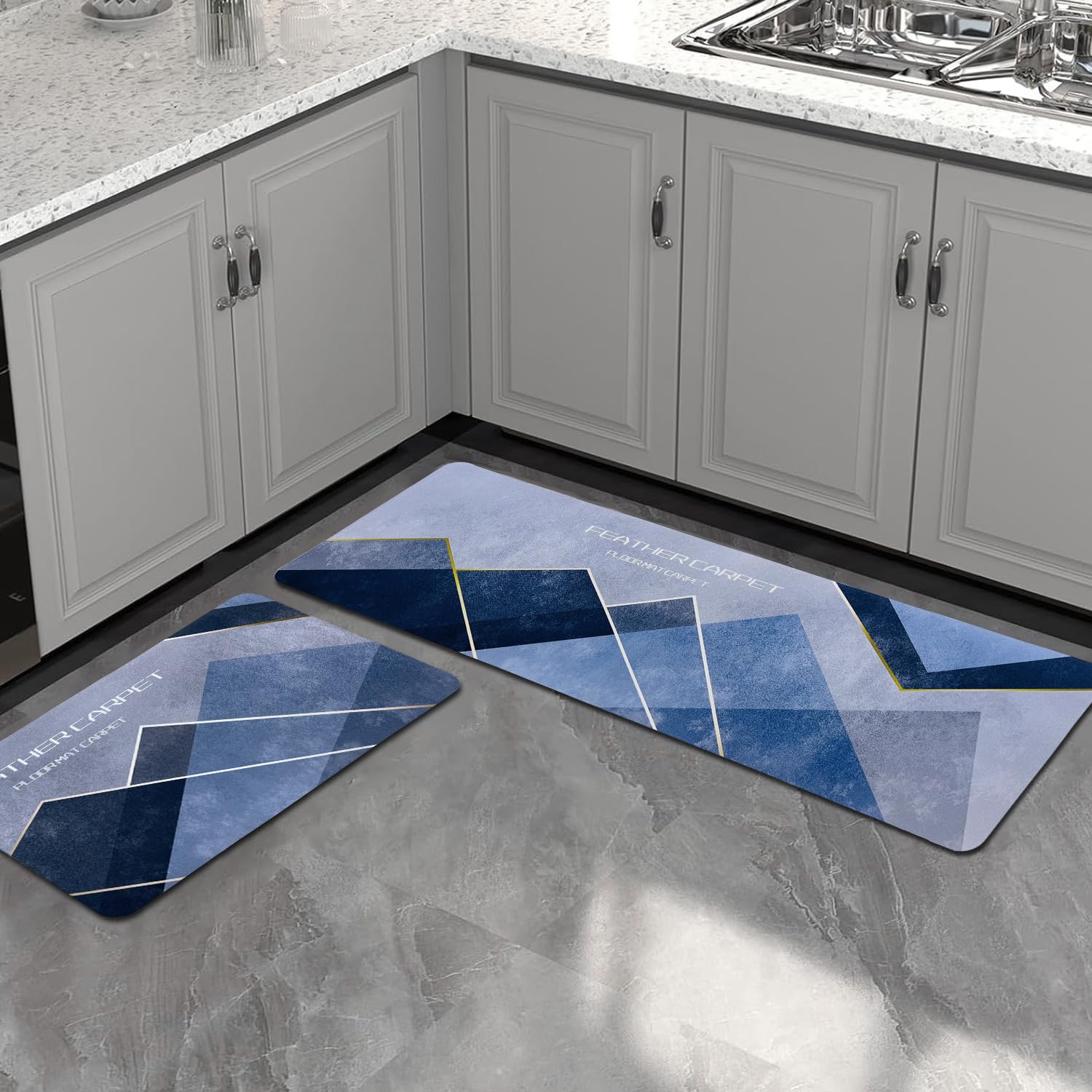 ComfortCushionxy™ Kitchen Floor Mat (Combo of 2)