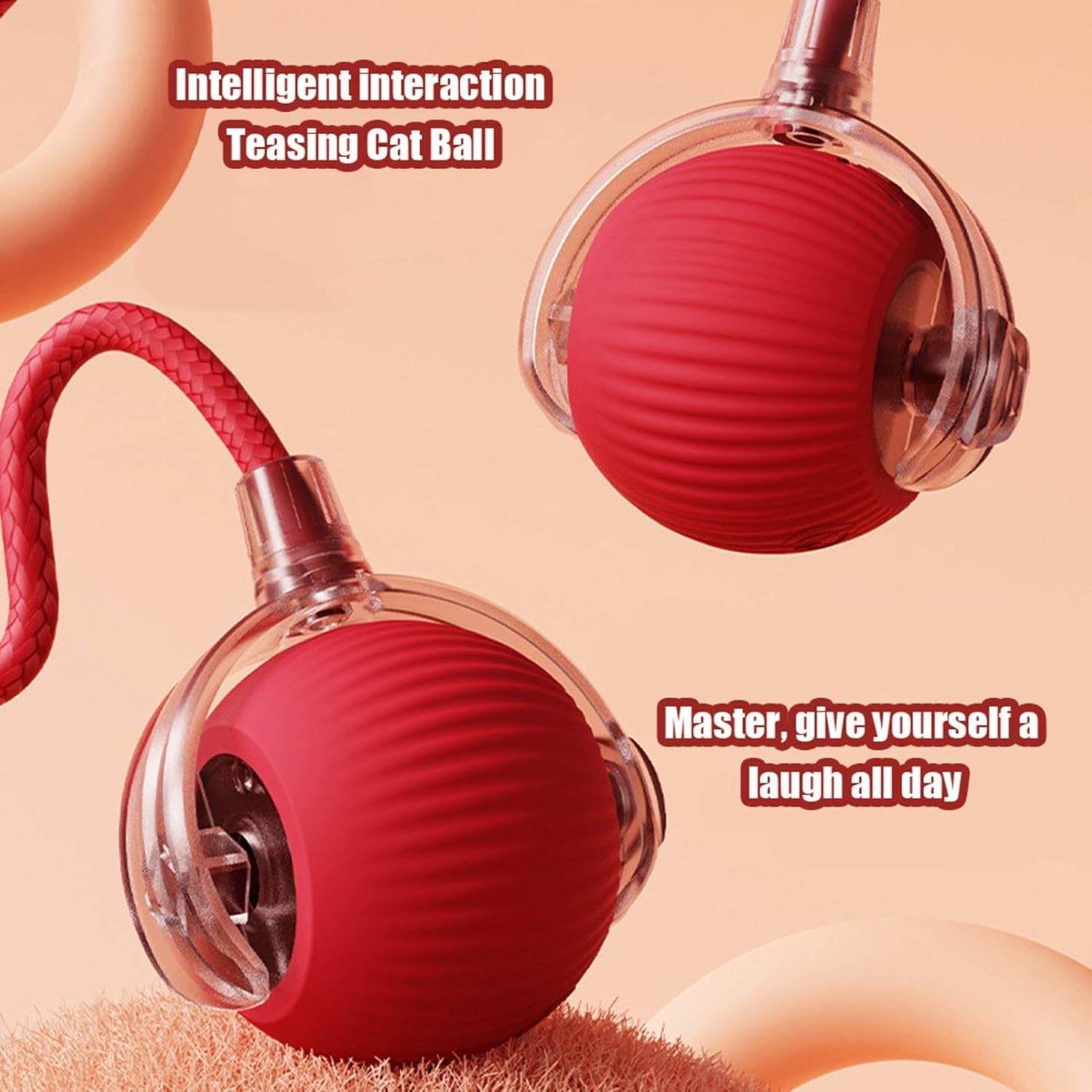 Smart Rolling LED Pet Ball