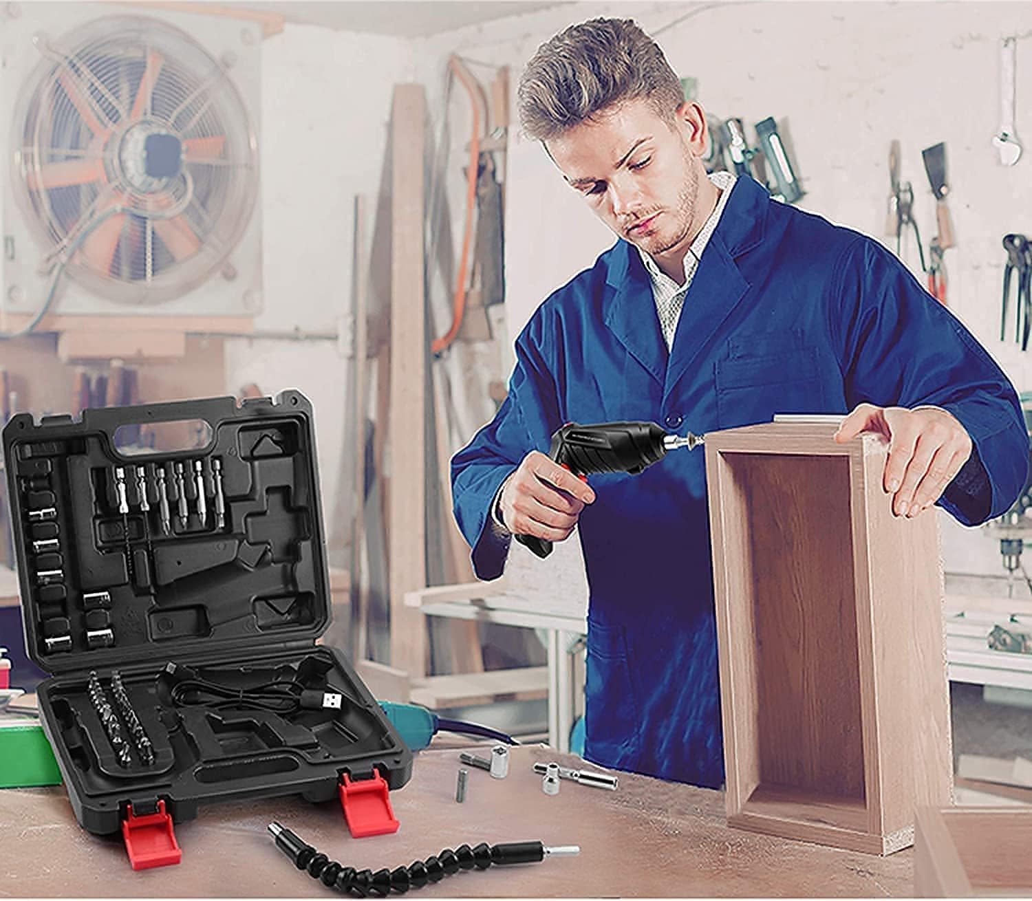 Snydrill™ Pro Retractable Cordless Drilling machine
