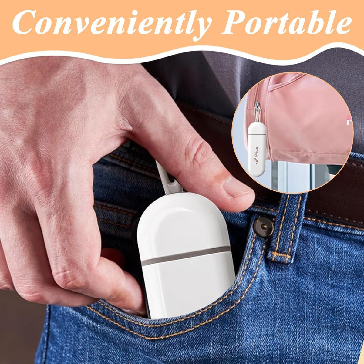 3-Compartment Pill Organizer Box