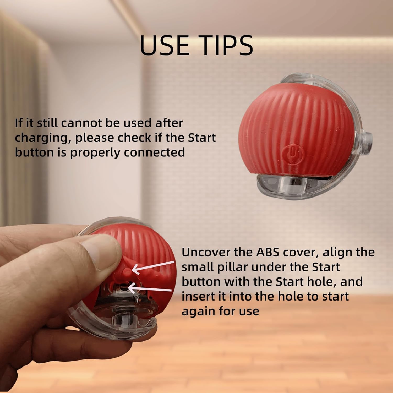 Smart Rolling LED Pet Ball
