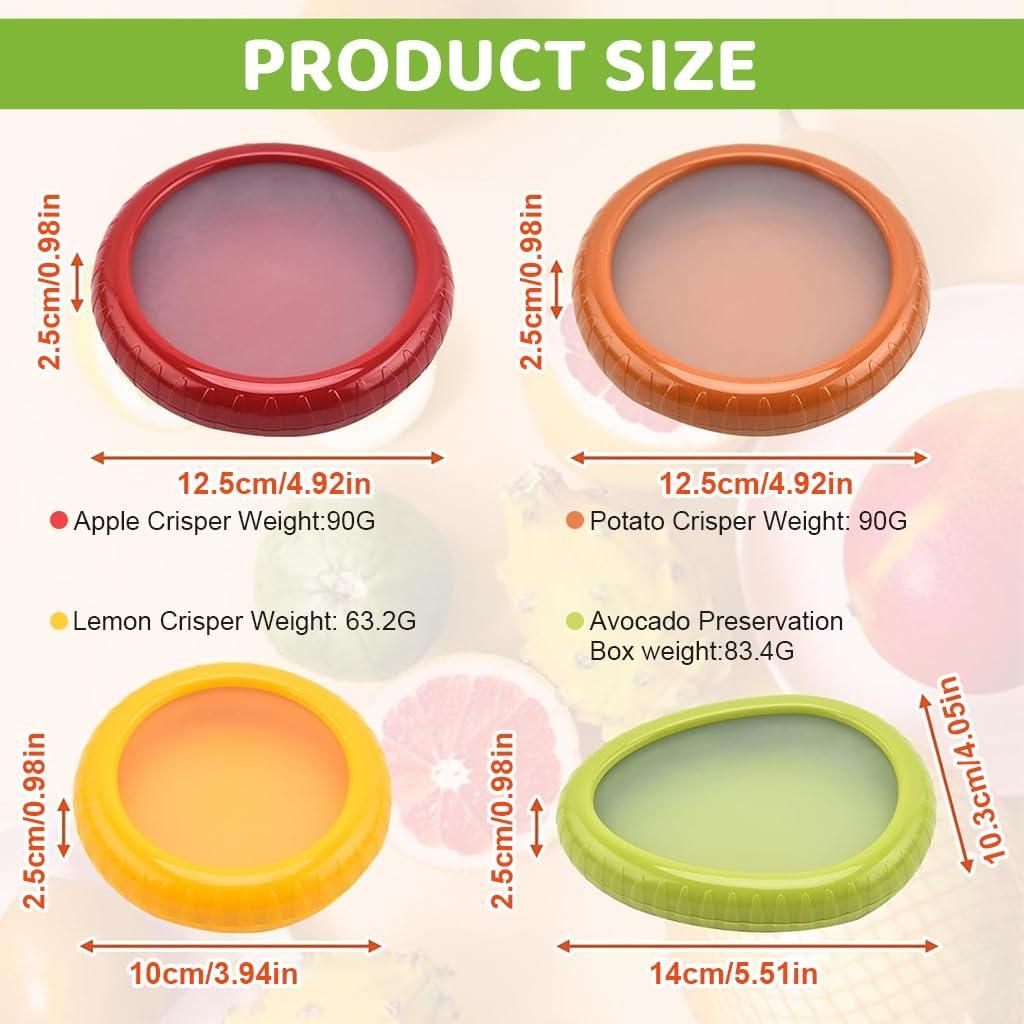 Food Storage Silicone Containers (Pack of 2)