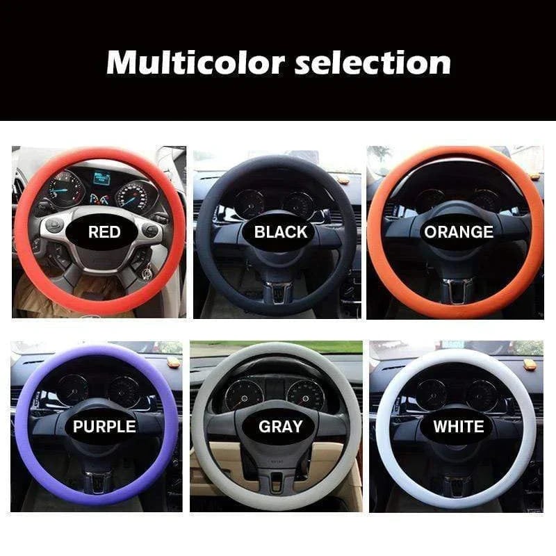 Gripoxio™ Non-slip silicone steering wheel protector