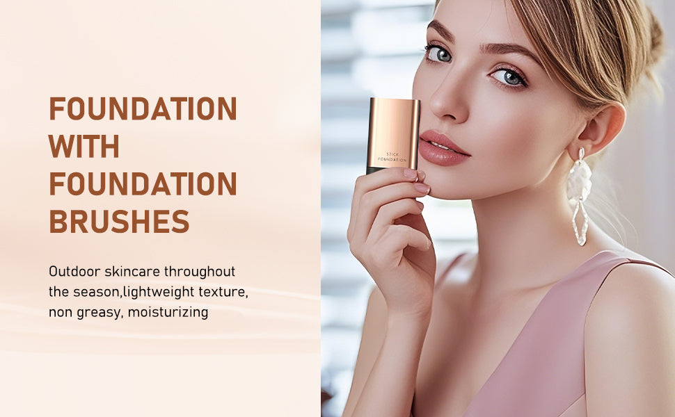 Glowstixi™ 2 in 1 Foundation Stick for Korean Glass Skin