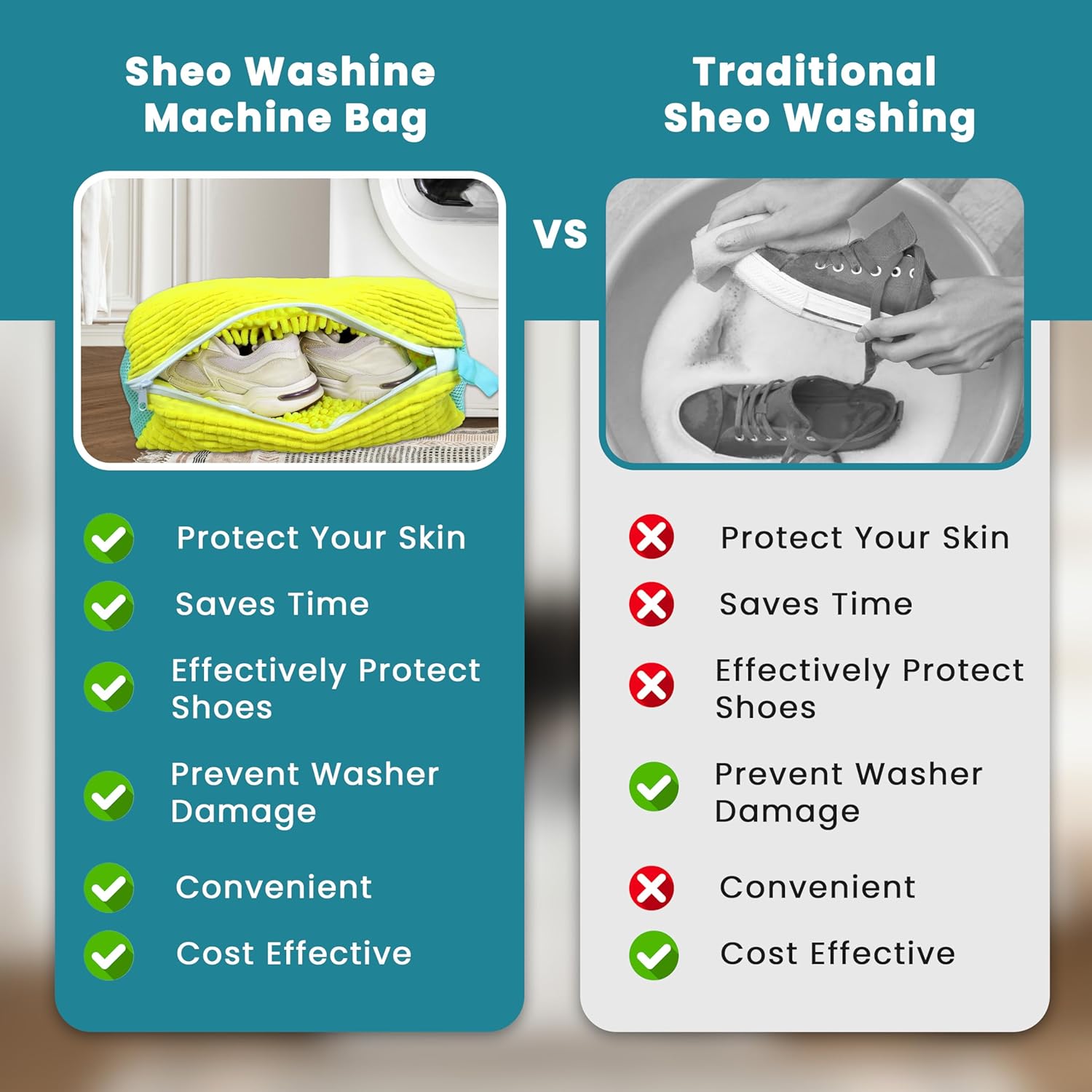 Shoe Washing Bag