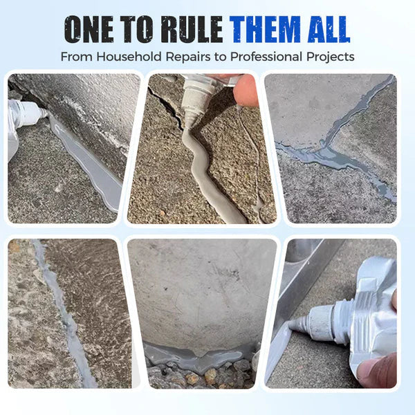 CrackFixzy™ Heavy-Duty Concrete Crack Repair Adhesive