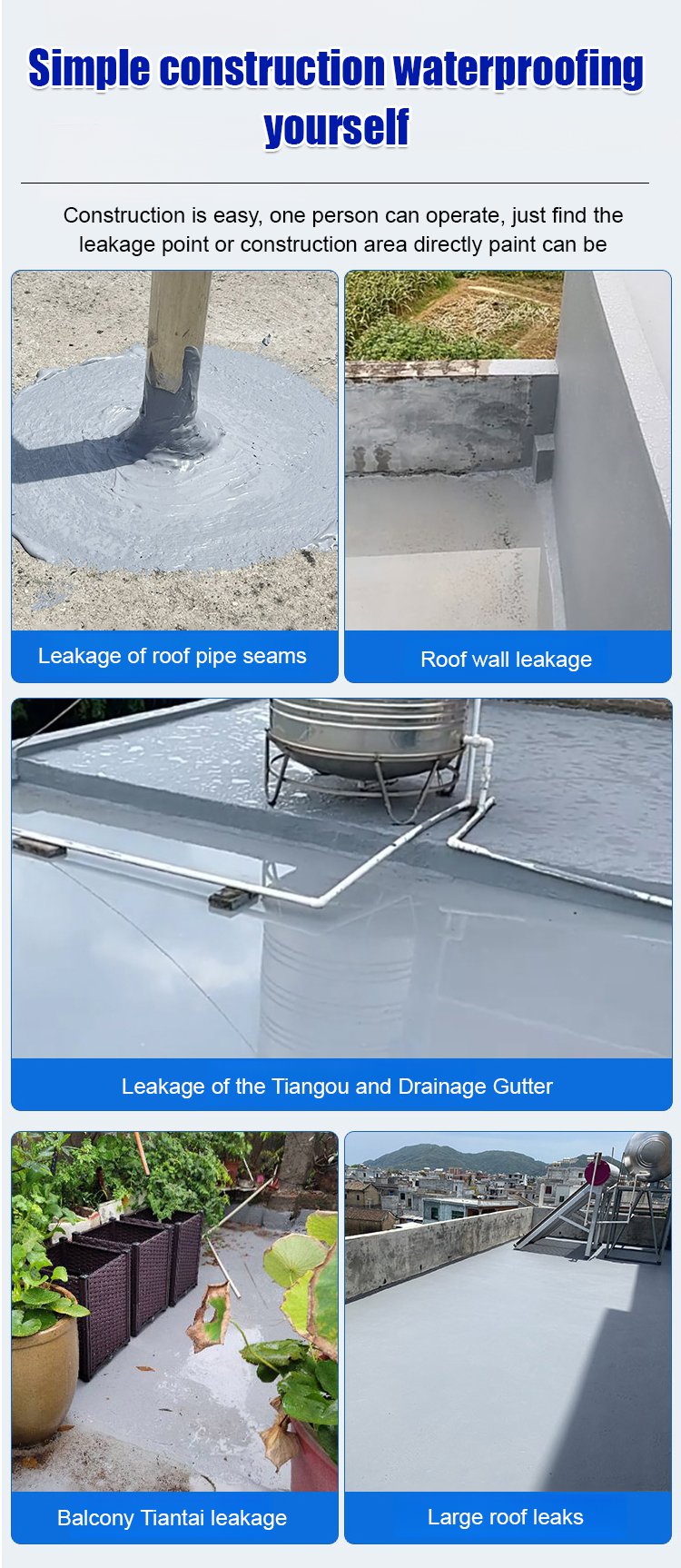 SealArmorz™ Waterproof Coating Exterior Roof Leak Repair