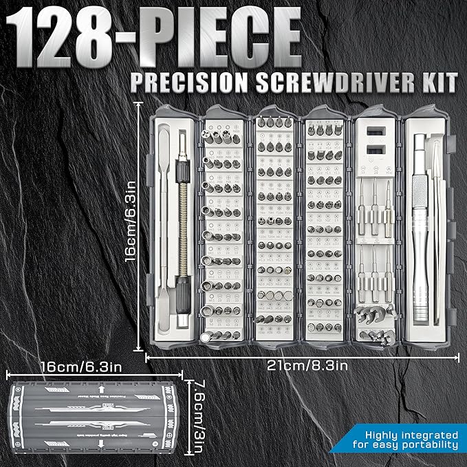 128 in 1 Mini Screwdriver Set
