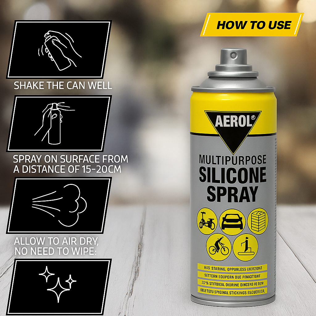 Aerol Multipurpose Silicone Spray