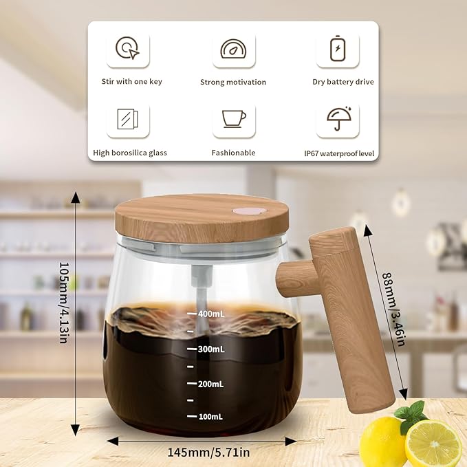 Swishmugzy™ Electric Self-Stirring Coffee Mug