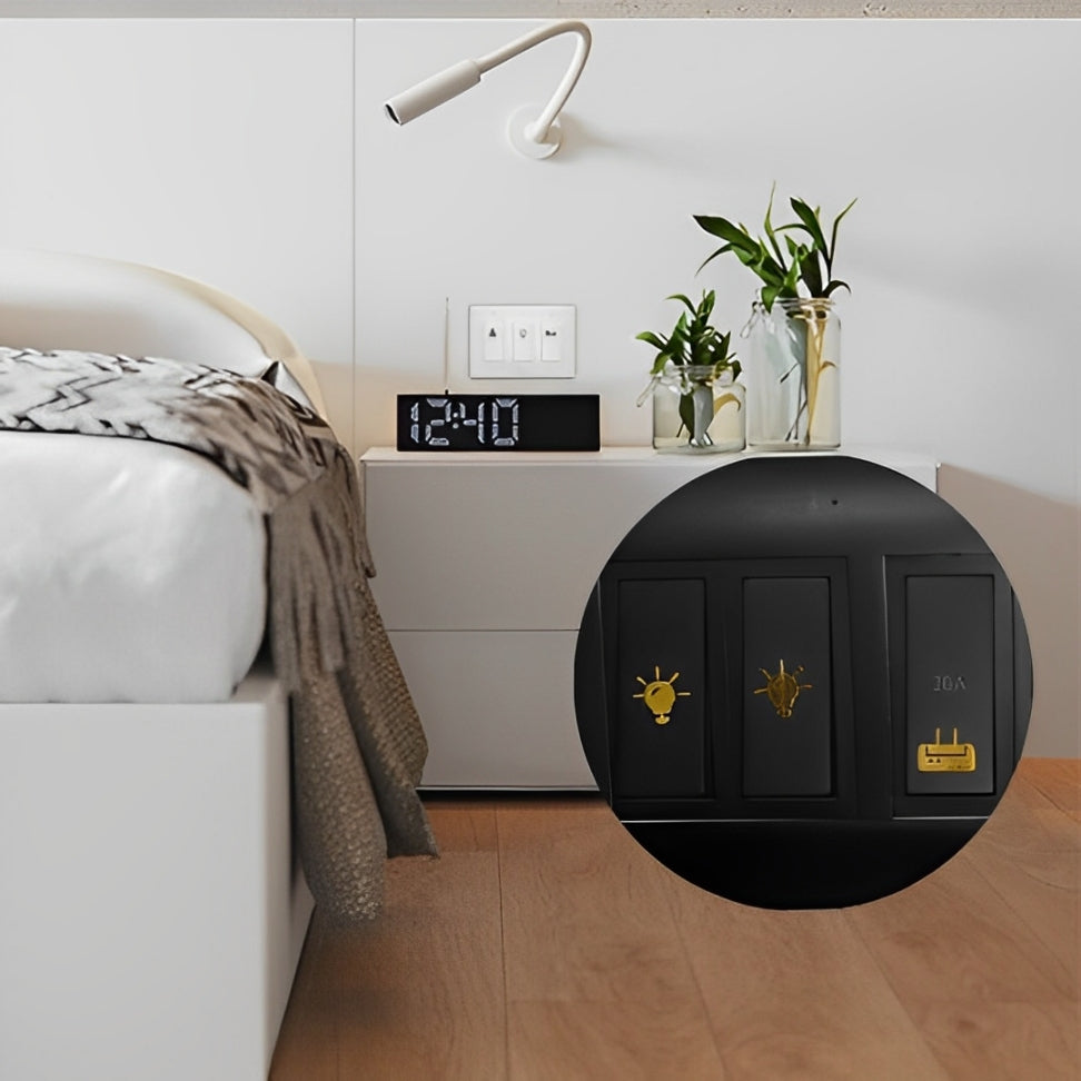 Gold Switch Stickers
