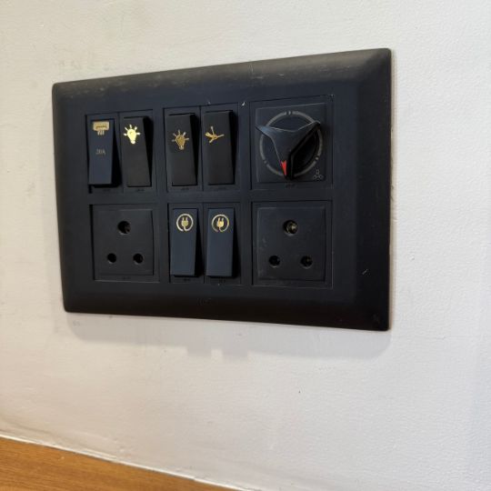 Gold Switch Stickers