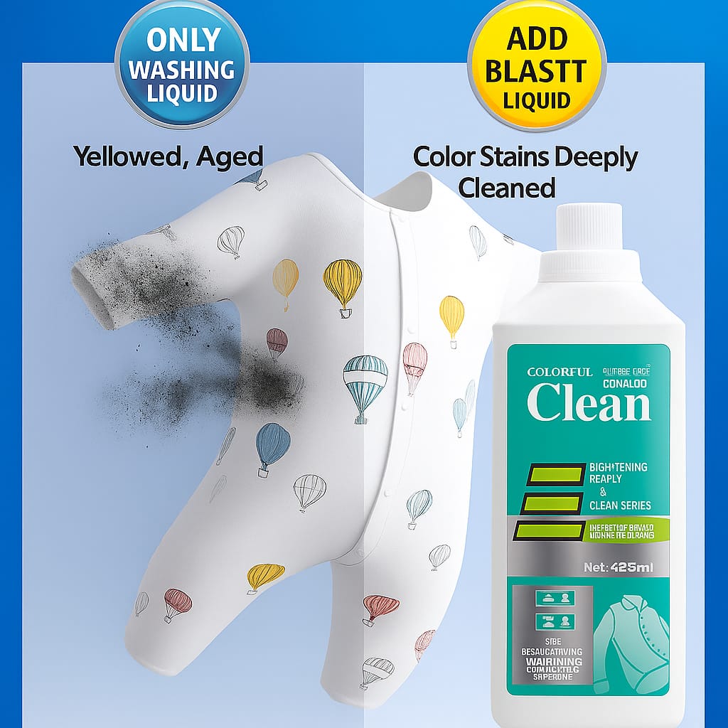 Clean 8 in 1 Colour Bleach Stain Remover (Pack of 2)