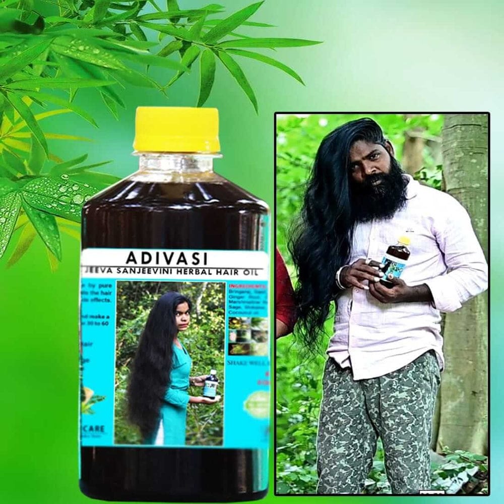 Adivasi Herbal Hair Oil For Hair Growth Natural Hair Oil Herbal Oil - Adivasi Herbal Hair Oil Adivasi Herbal Hair Oil (Buy 1 Get 1 Free) Zaavio®